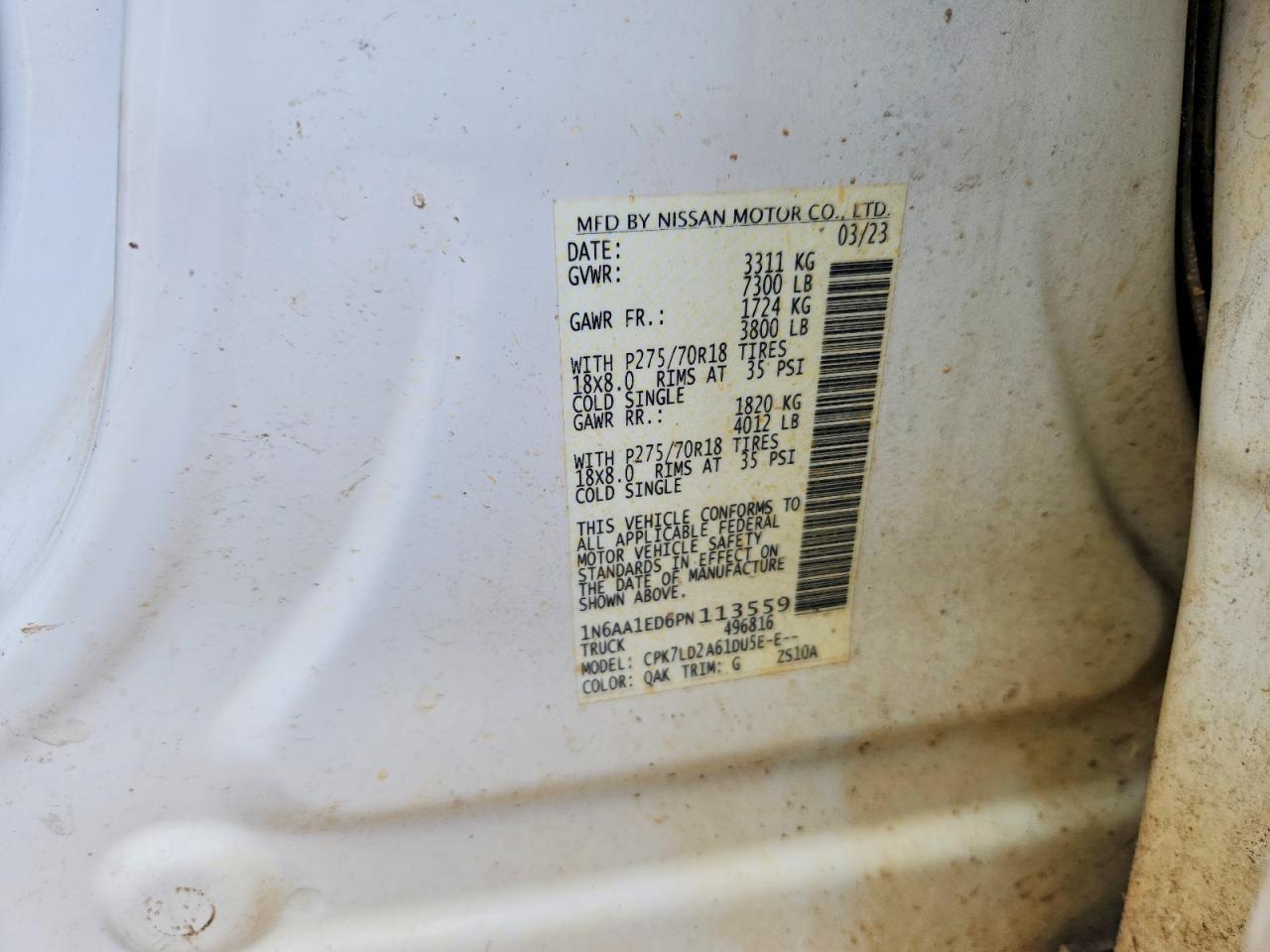 2023 Nissan Titan PRO-4X