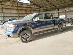 Nissan Titan salvage cars for sale: 2017 Nissan Titan XD Platinum Reserve