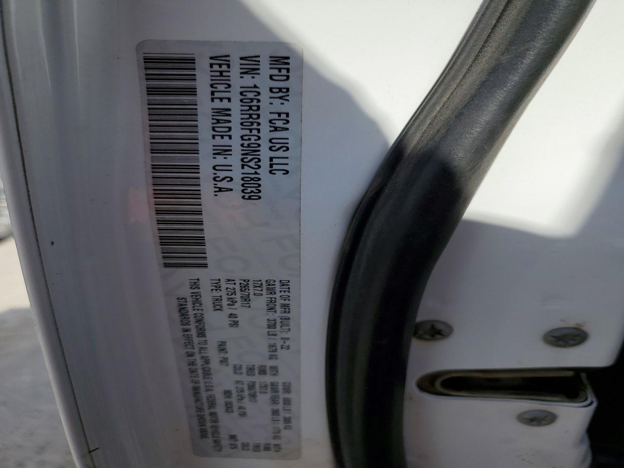 2022 Dodge RAM 1500 Classic Tradesman