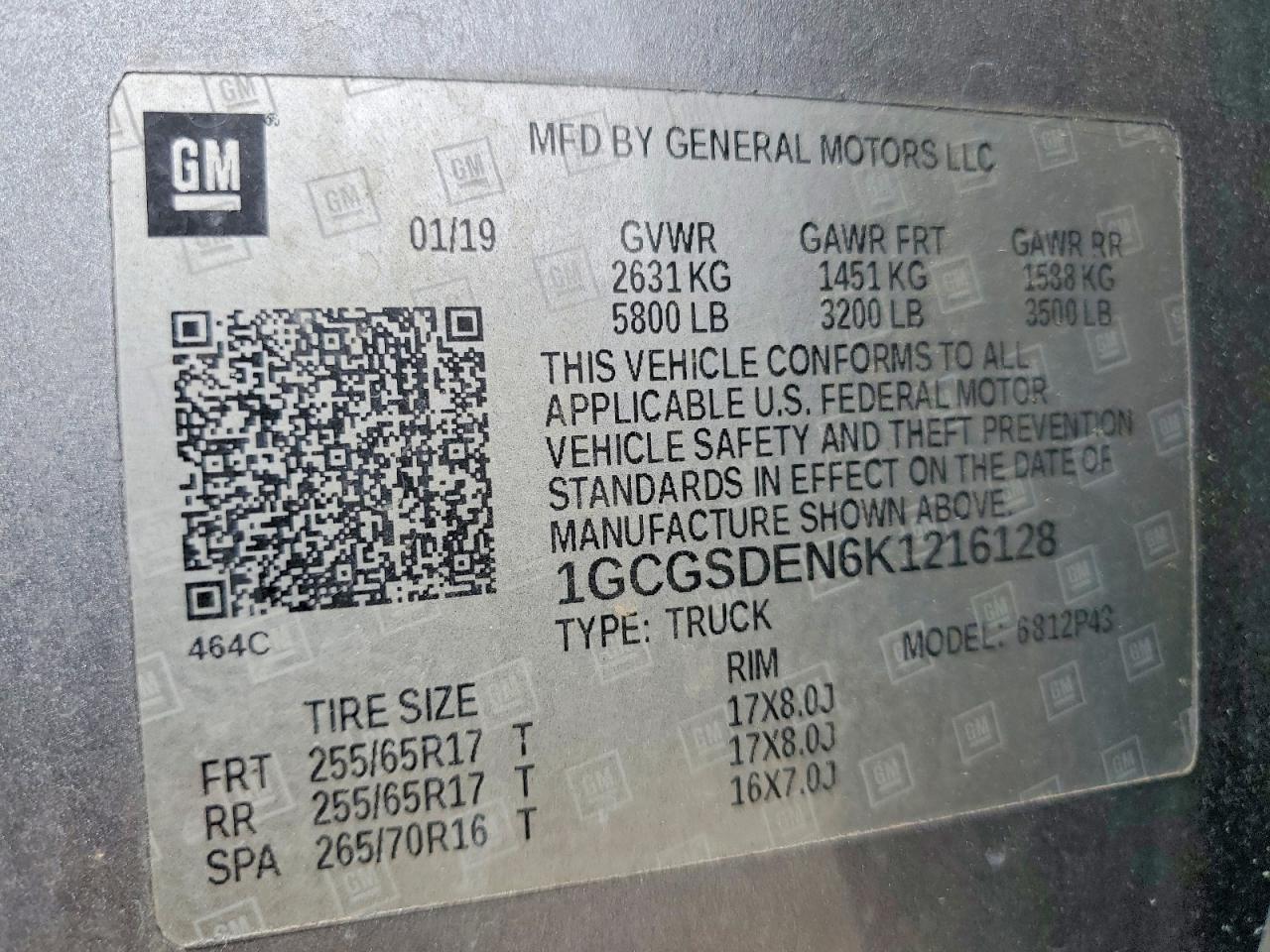 2019 Chevrolet Colorado Z71