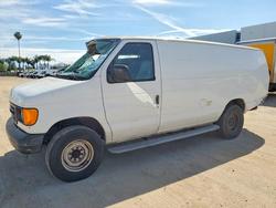 Salvage trucks for sale at Colton, CA auction: 2007 Ford E250 Delivery Van