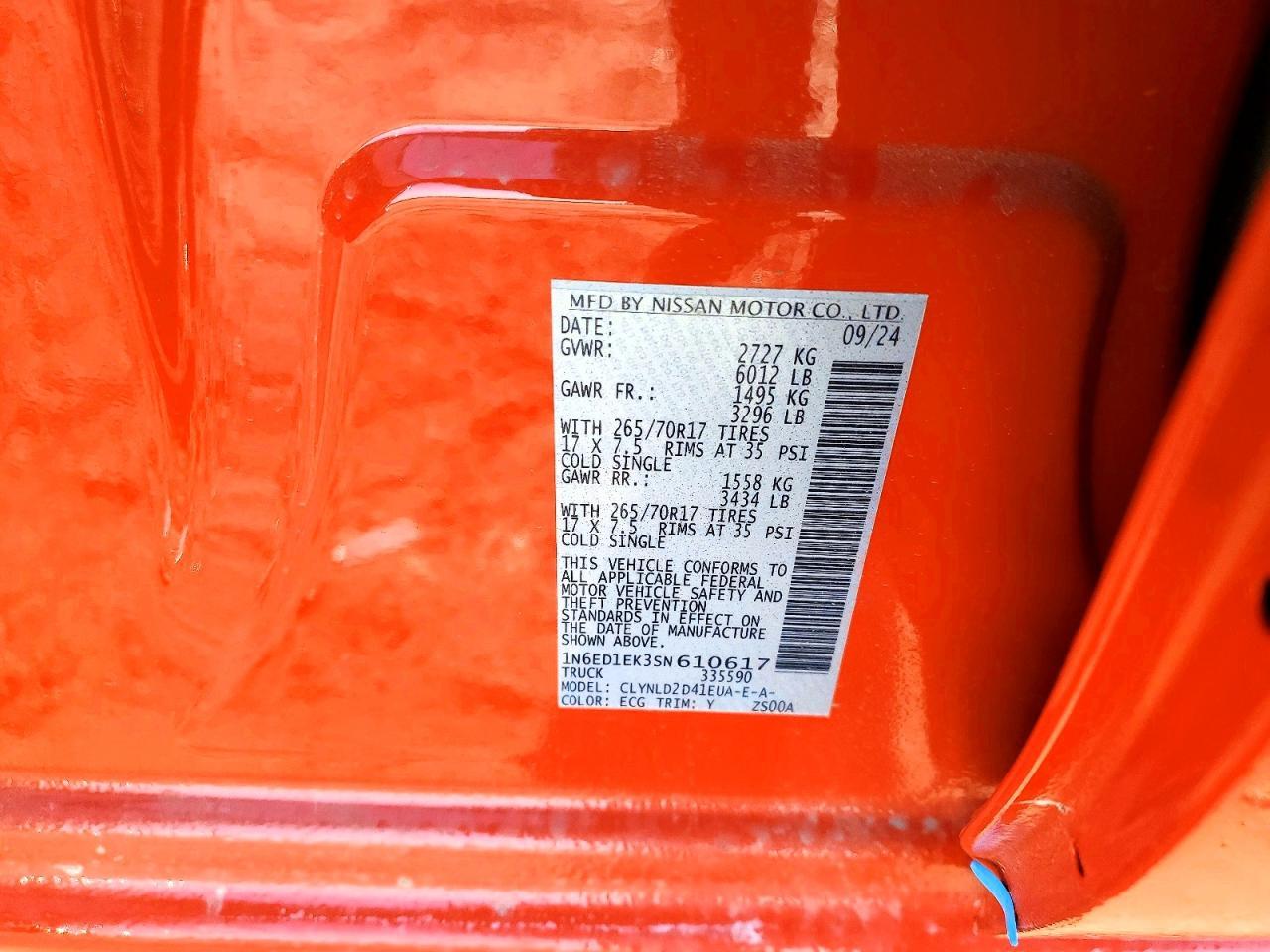 2025 Nissan Frontier PRO-4X