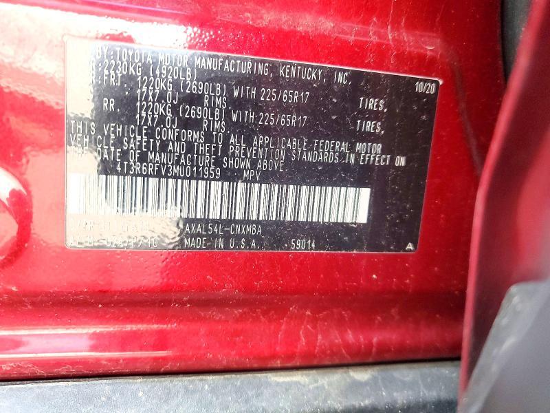 2021 Toyota Rav4 Hybrid xle