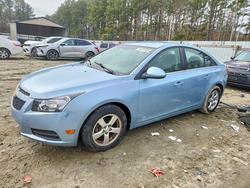 Chevrolet salvage cars for sale: 2012 Chevrolet Cruze lt