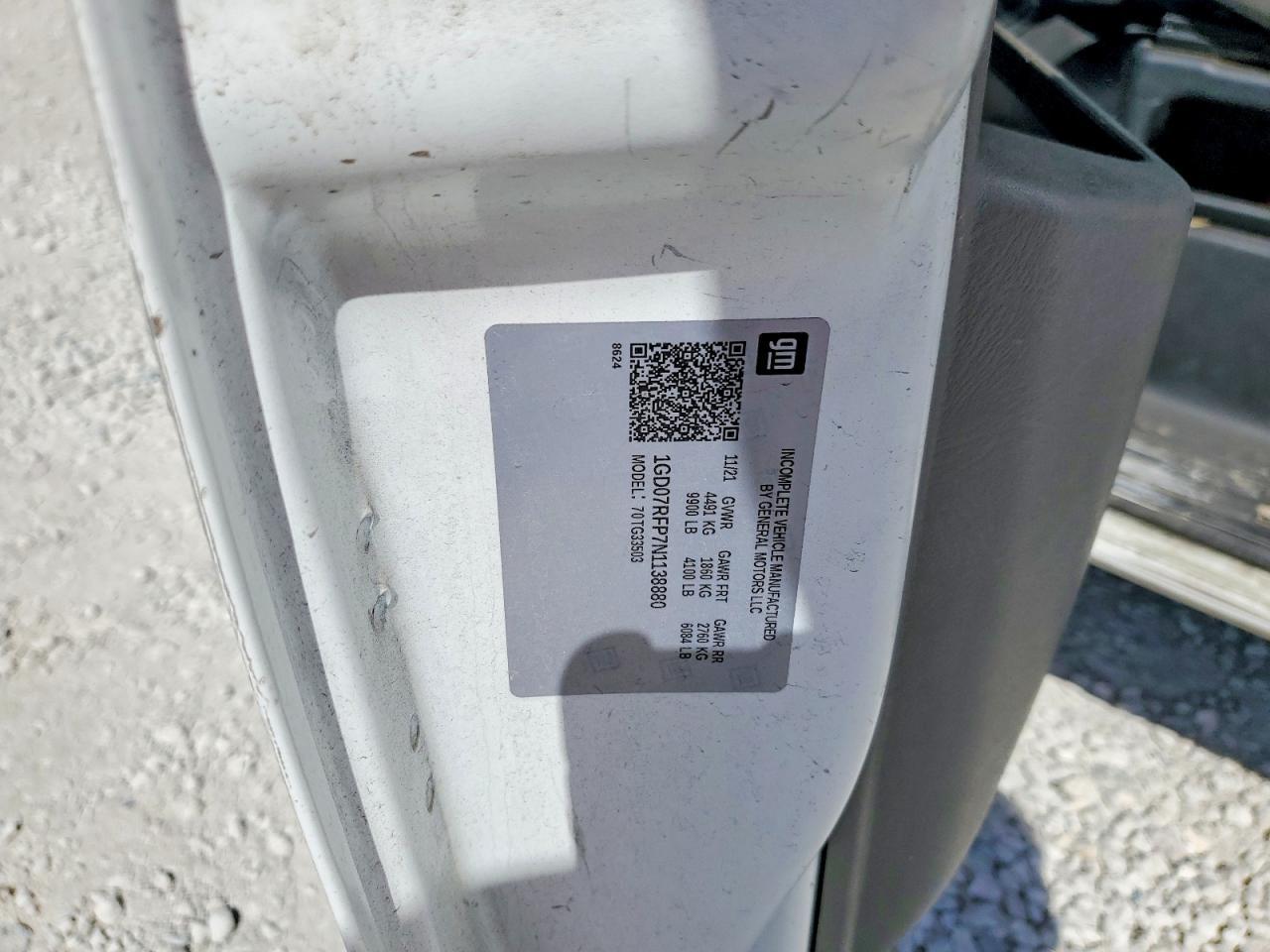 2022 GMC Savana Cutaway G3500