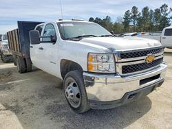 Salvage cars for sale from Copart Harleyville, SC: 2013 Chevrolet Silverado Flatbed Truck