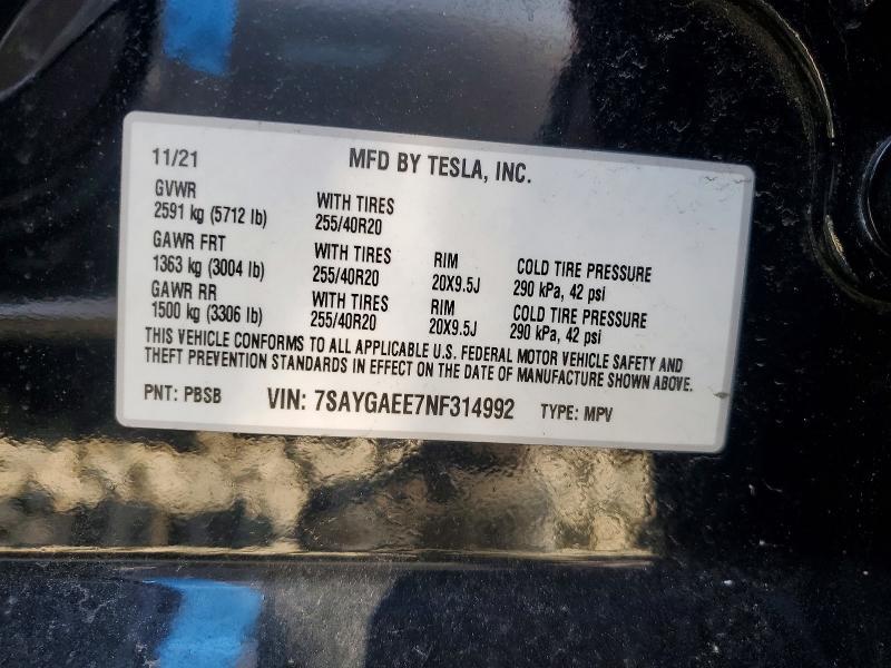 2022 Tesla Model y