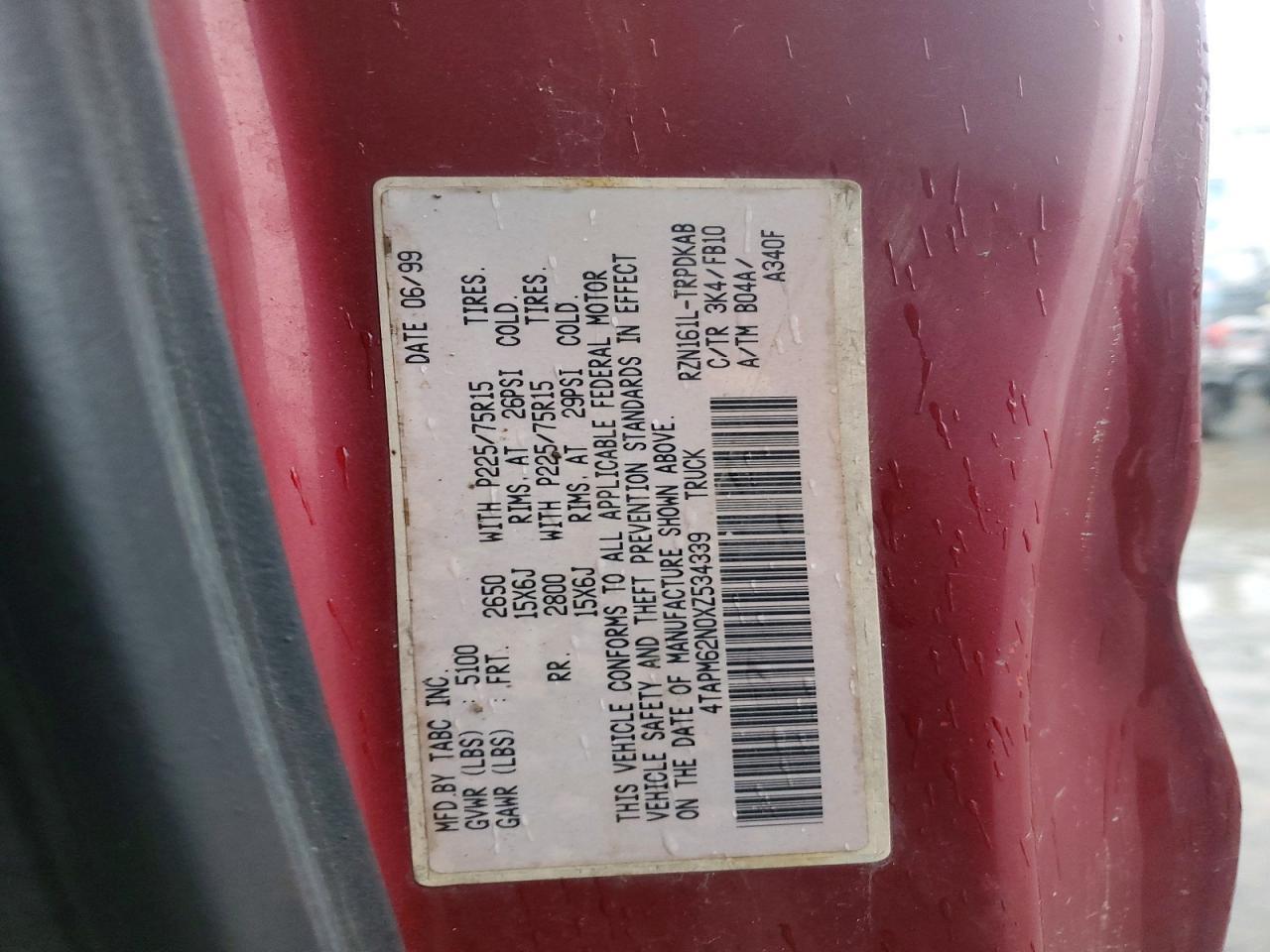 1999 Toyota Tacoma Base