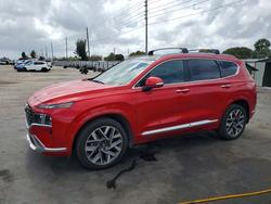 Hyundai salvage cars for sale: 2023 Hyundai Santa fe Calligraphy