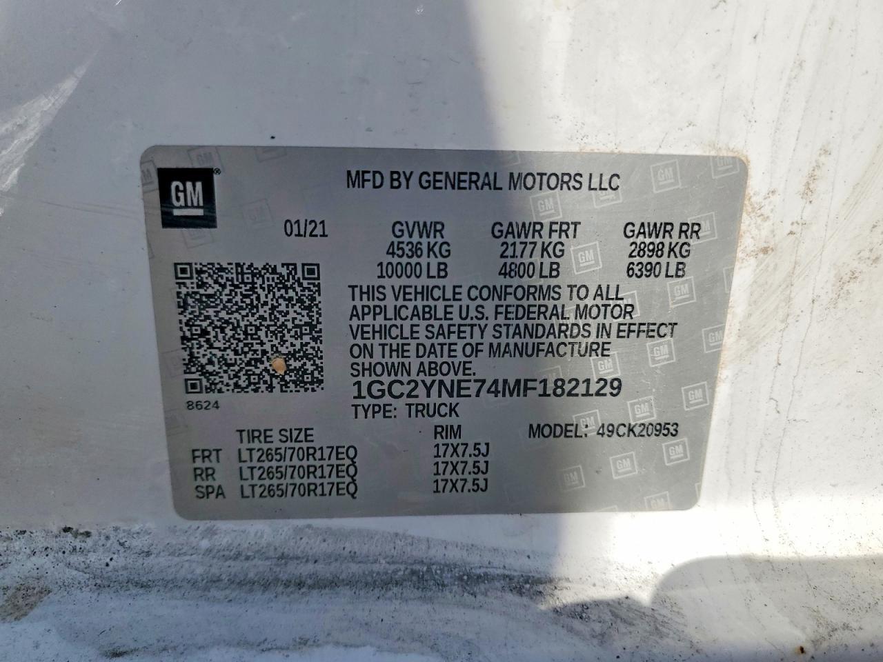 2021 Chevrolet Silverado K2500 Heavy Duty LT