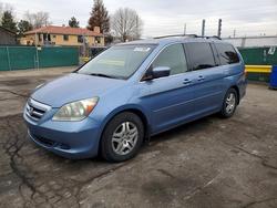 Honda salvage cars for sale: 2006 Honda Odyssey exl