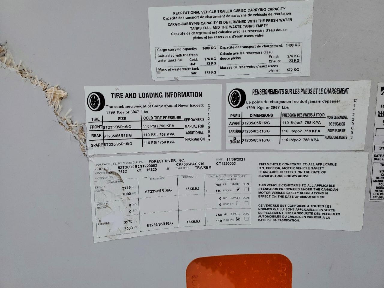 2022 Forest River 2022 Foresriver SABRE365MB-RV