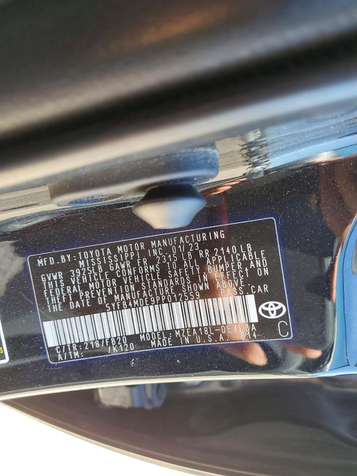 2023 Toyota Corolla le