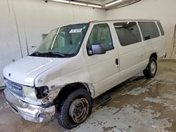 Salvage trucks for sale at Madisonville, TN auction: 2002 Ford Econoline E350 Super Duty Wagon