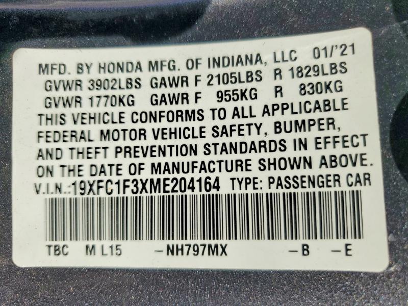 2021 Honda Civic ex
