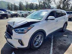 Hyundai salvage cars for sale: 2017 Hyundai Santa fe se Ultimate
