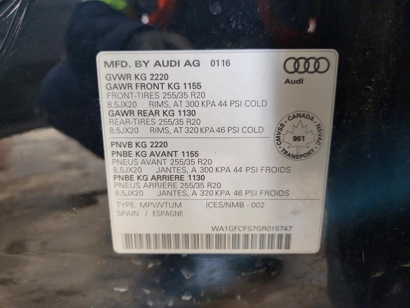 2016 Audi Q3 Prestige