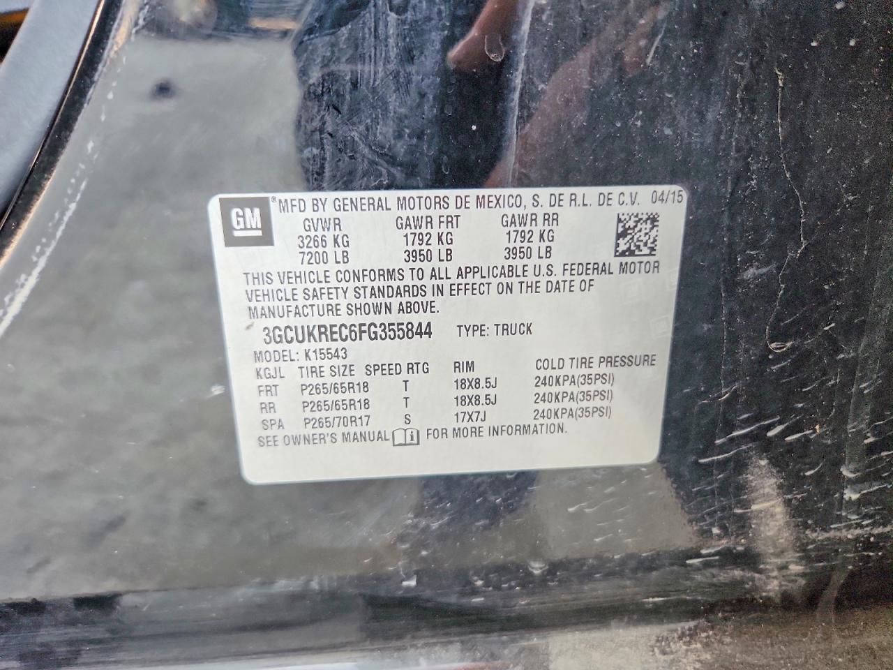 2015 Chevrolet Silverado K1500 LT