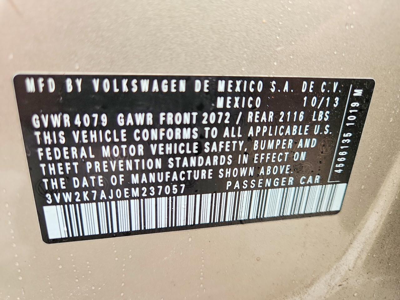 2014 Volkswagen Jetta Base