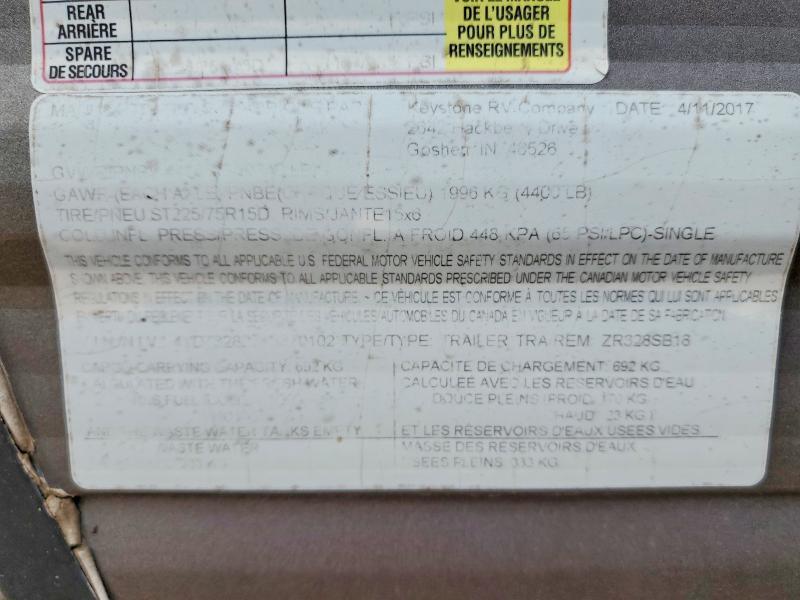 2018 Zinger 2018 Keystone Zinger Camper