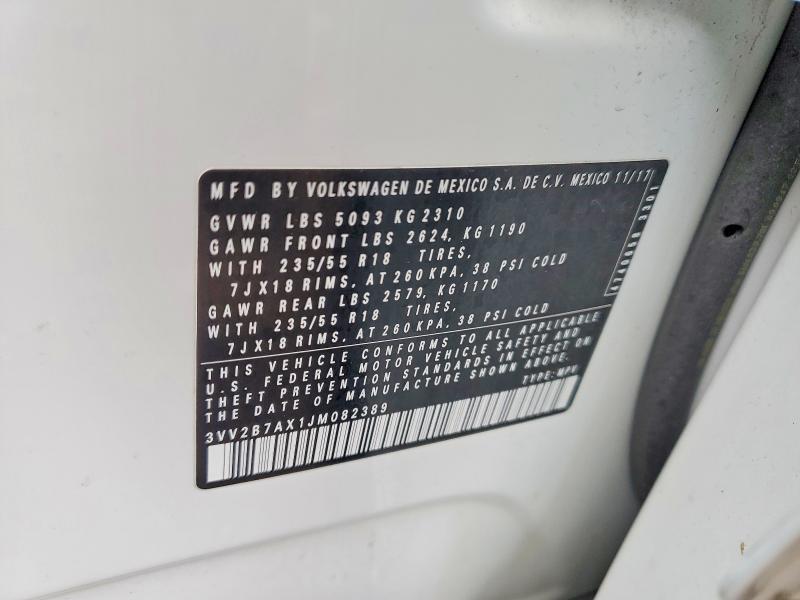 2018 Volkswagen Tiguan se