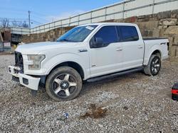 Salvage cars for sale from Copart Walton, KY: 2015 Ford F150 Supercrew