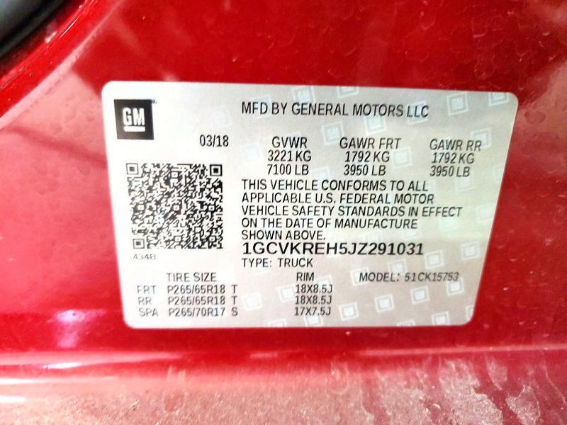 2018 Chevrolet Silverado K1500 LT