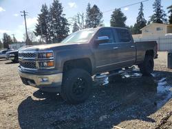 Salvage trucks for sale at Spanaway, WA auction: 2015 Chevrolet Silverado K1500 LTZ