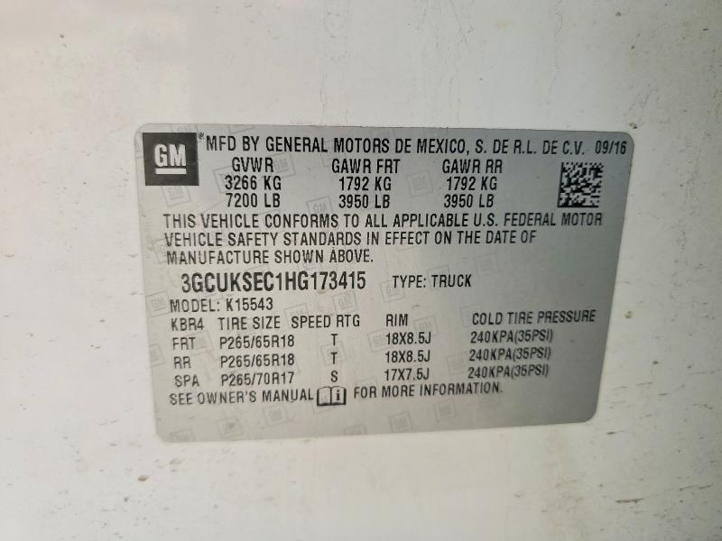 2017 Chevrolet Silverado K1500 LTZ