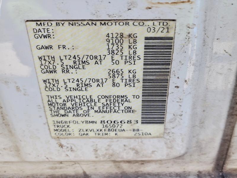 2021 Nissan 2021 Niss NV Cargo 250