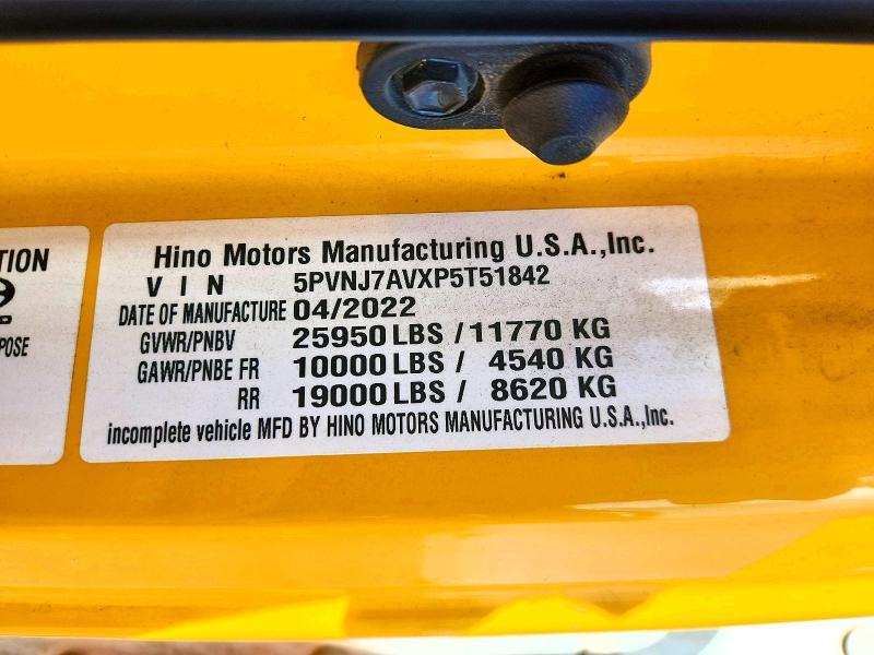 2023 Hino L6 BOX Truck