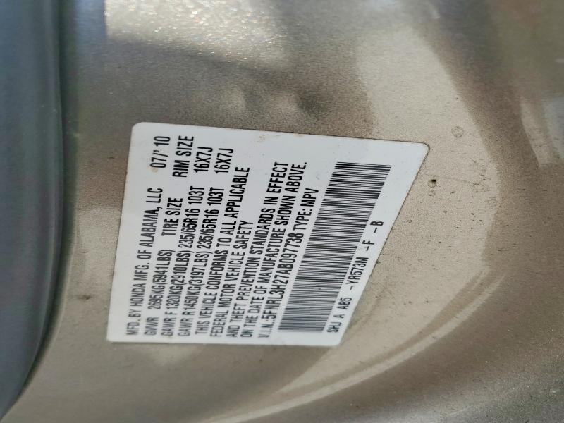 2010 Honda Odyssey lx