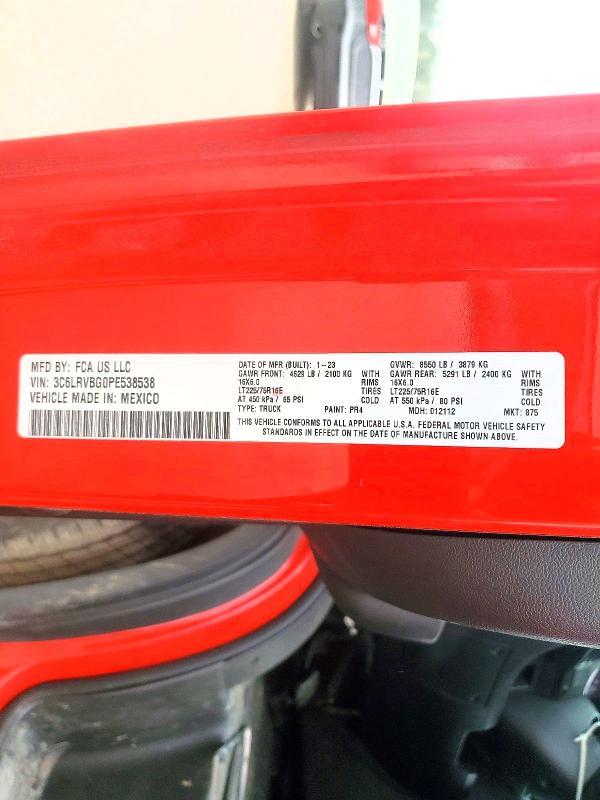 2023 Dodge RAM Promaster 1500 Delivery Van