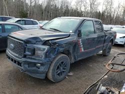 Ford salvage cars for sale: 2018 Ford F150 Supercrew