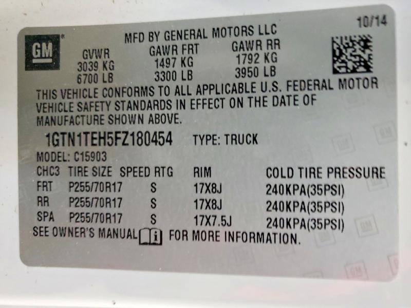 2015 GMC Sierra C1500