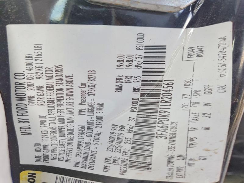 2020 Ford Fusion Titanium