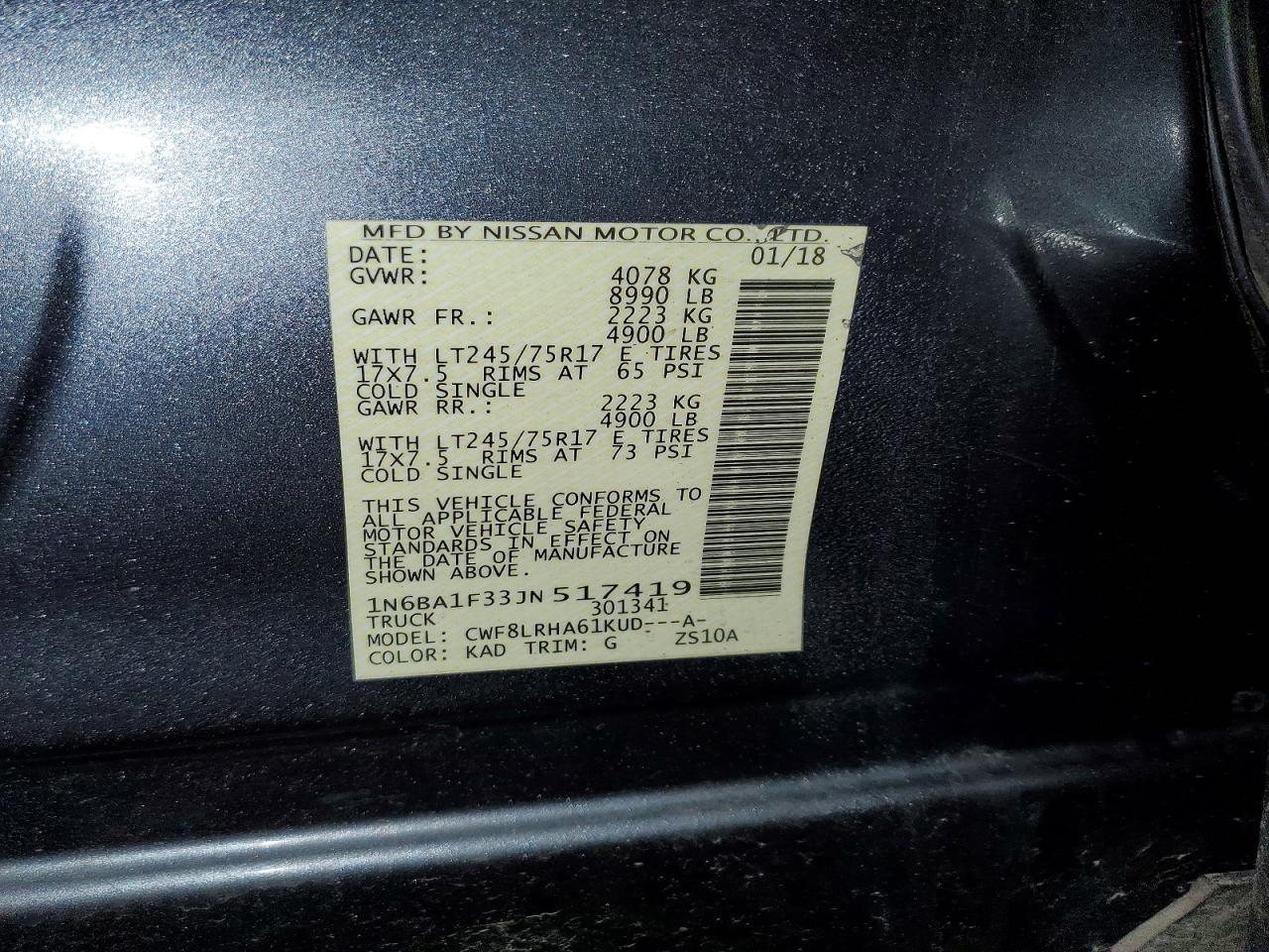 2018 Nissan Titan XD S