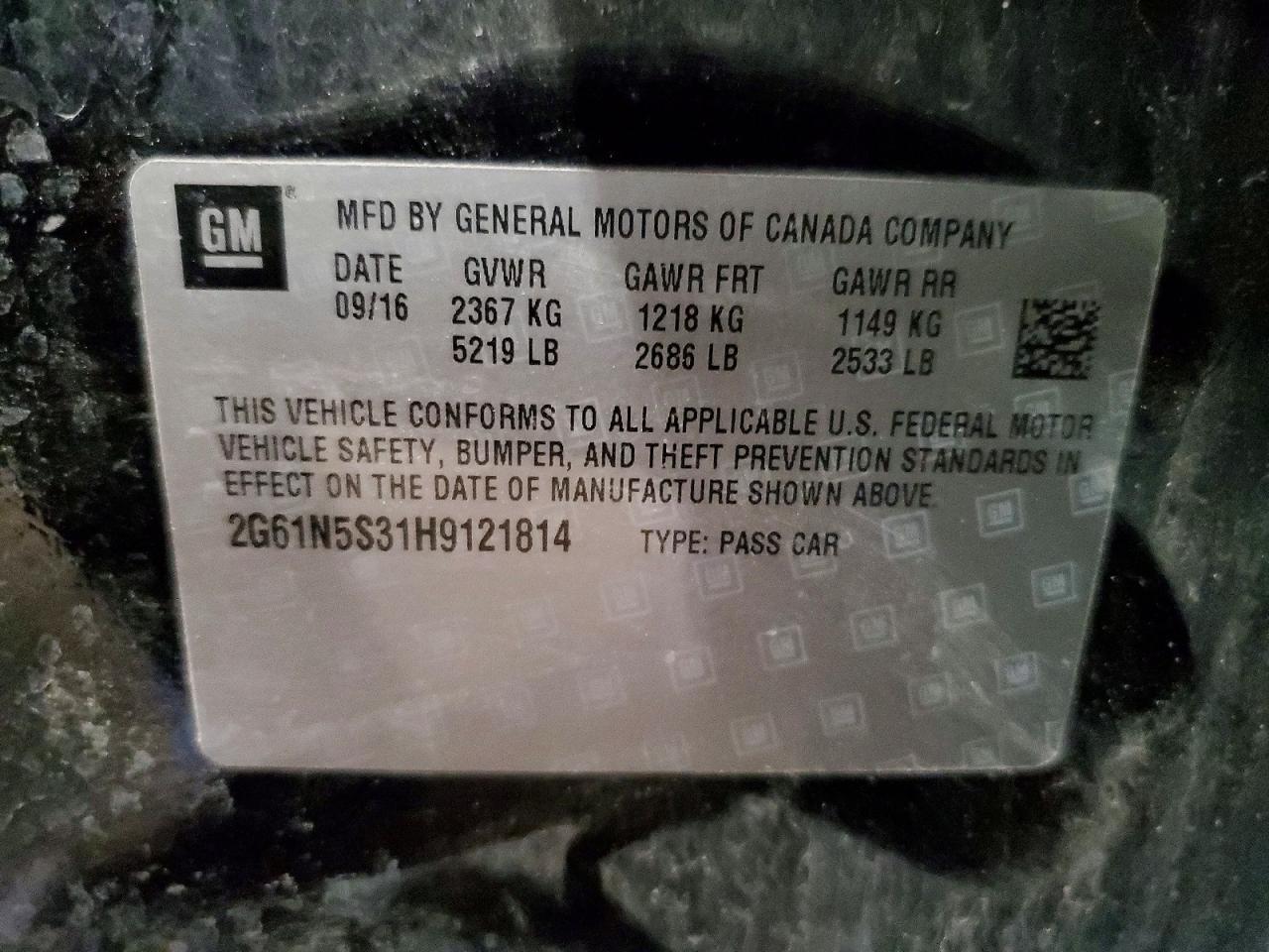 2017 Cadillac Xts Luxury