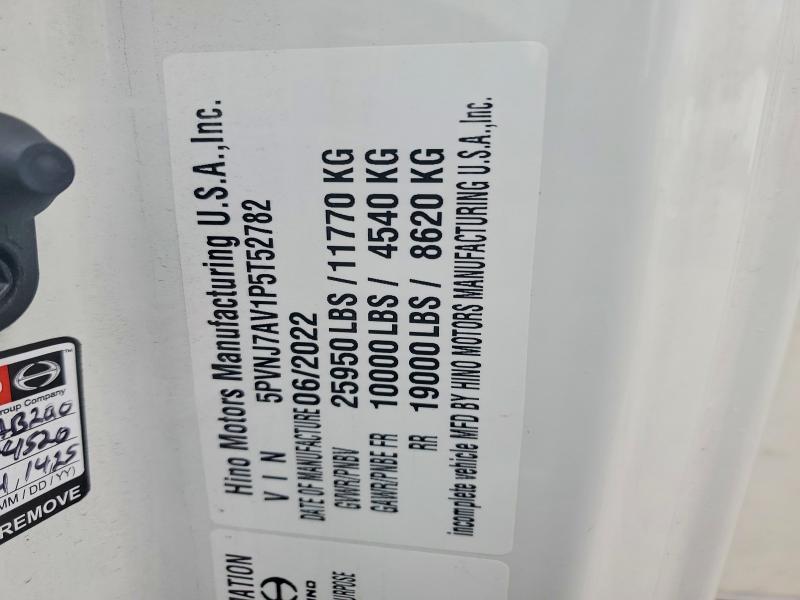 2023 Hino L6 BOX Truck