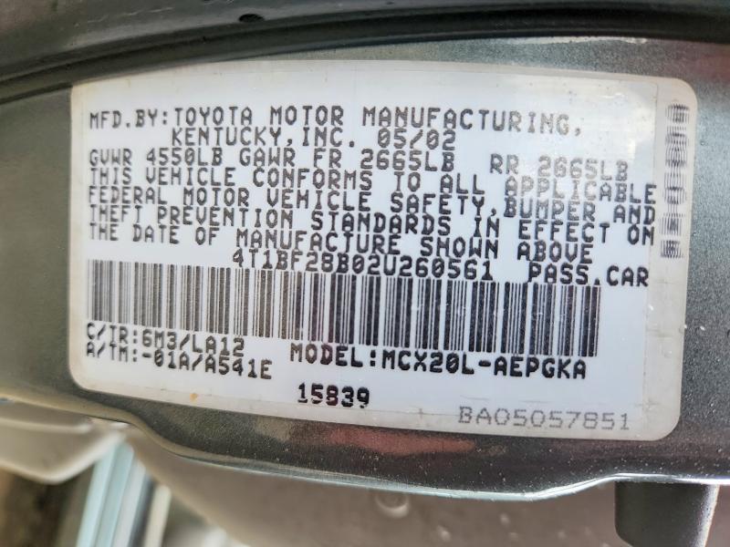 2002 Toyota Avalon