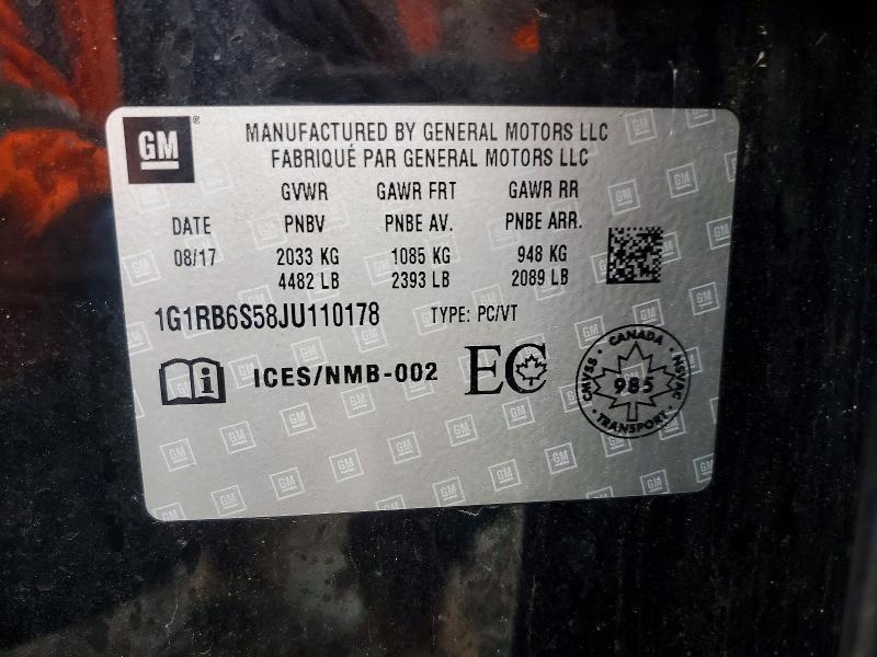 2018 Chevrolet Volt Premier