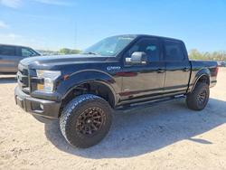 Salvage trucks for sale at Houston, TX auction: 2017 Ford F150 Supercrew