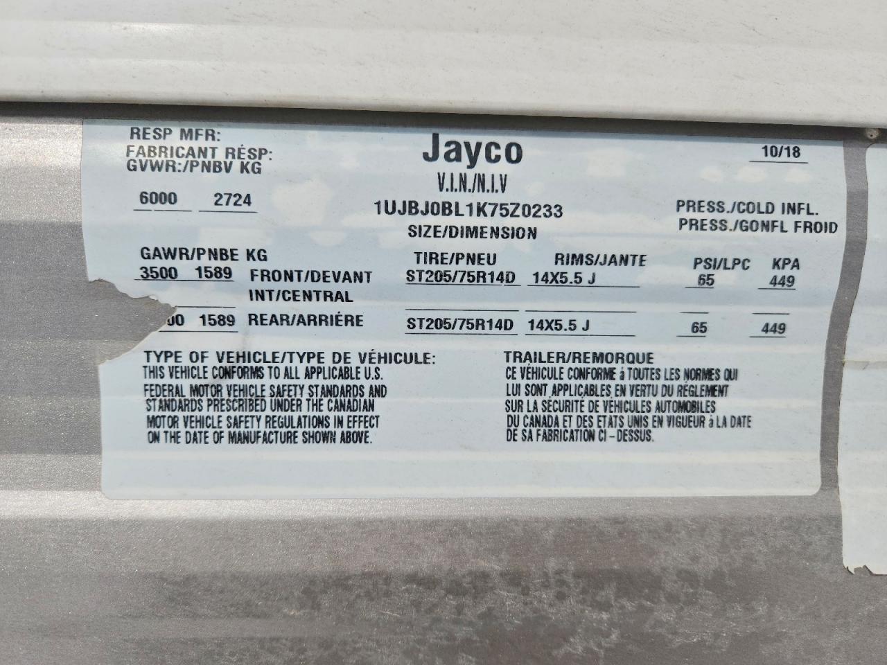 2019 Jayco Jayflight-Camper