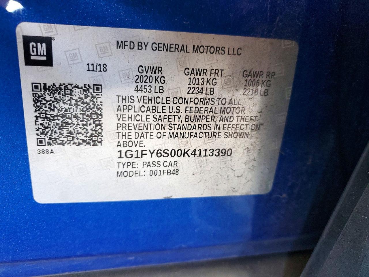 2019 Chevrolet Bolt ev lt