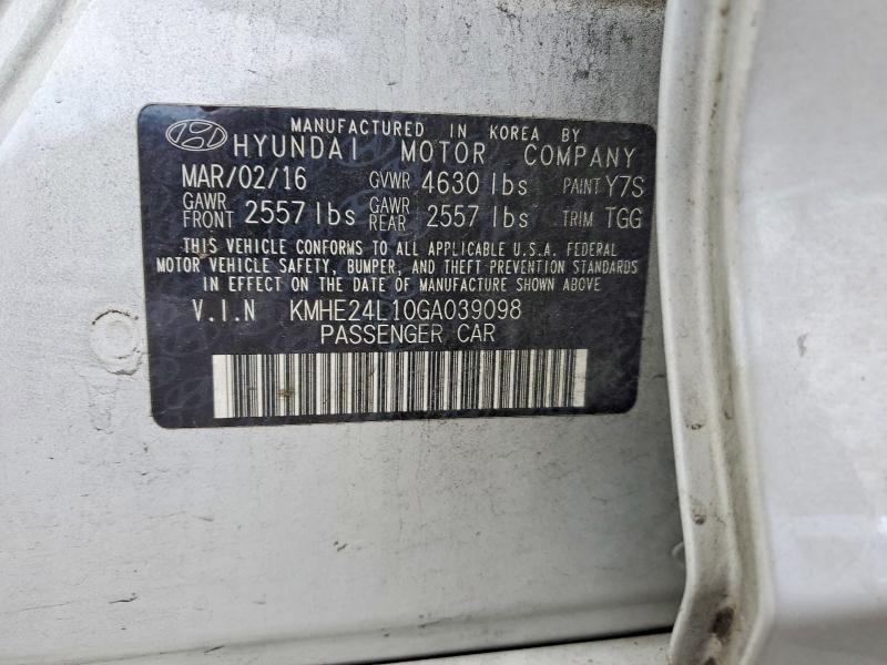 2016 Hyundai Sonata Hybrid se