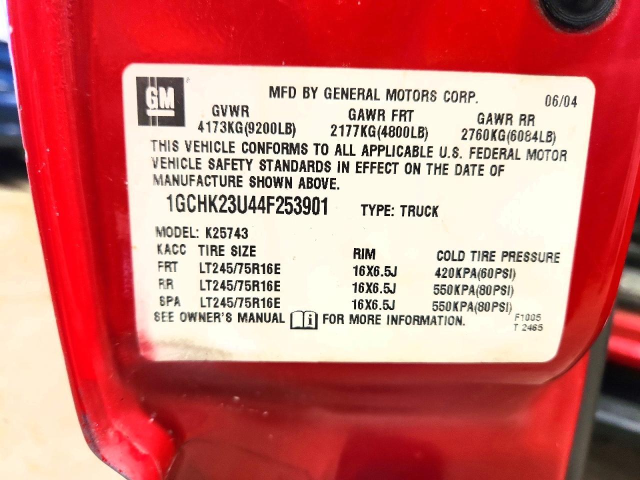 2004 Chevrolet Silverado K2500 Heavy Duty