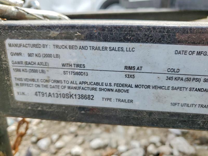 2025 Unknown 2025 Truck bed and Trailer Sales Utility Trailer