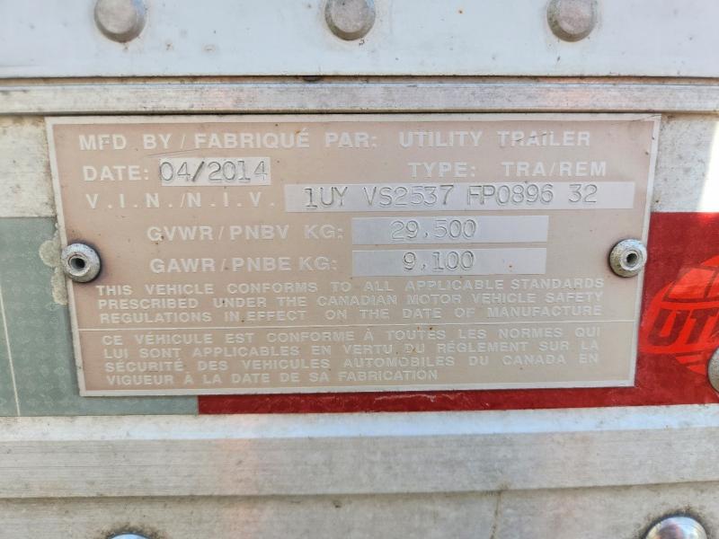 2015 Utility Trailer Manufactu Trailer