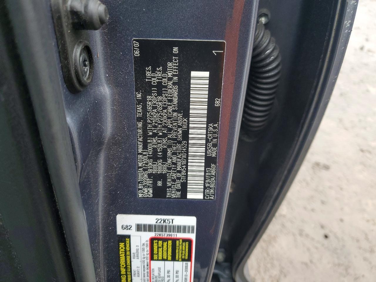 2007 Toyota Tundra SR5
