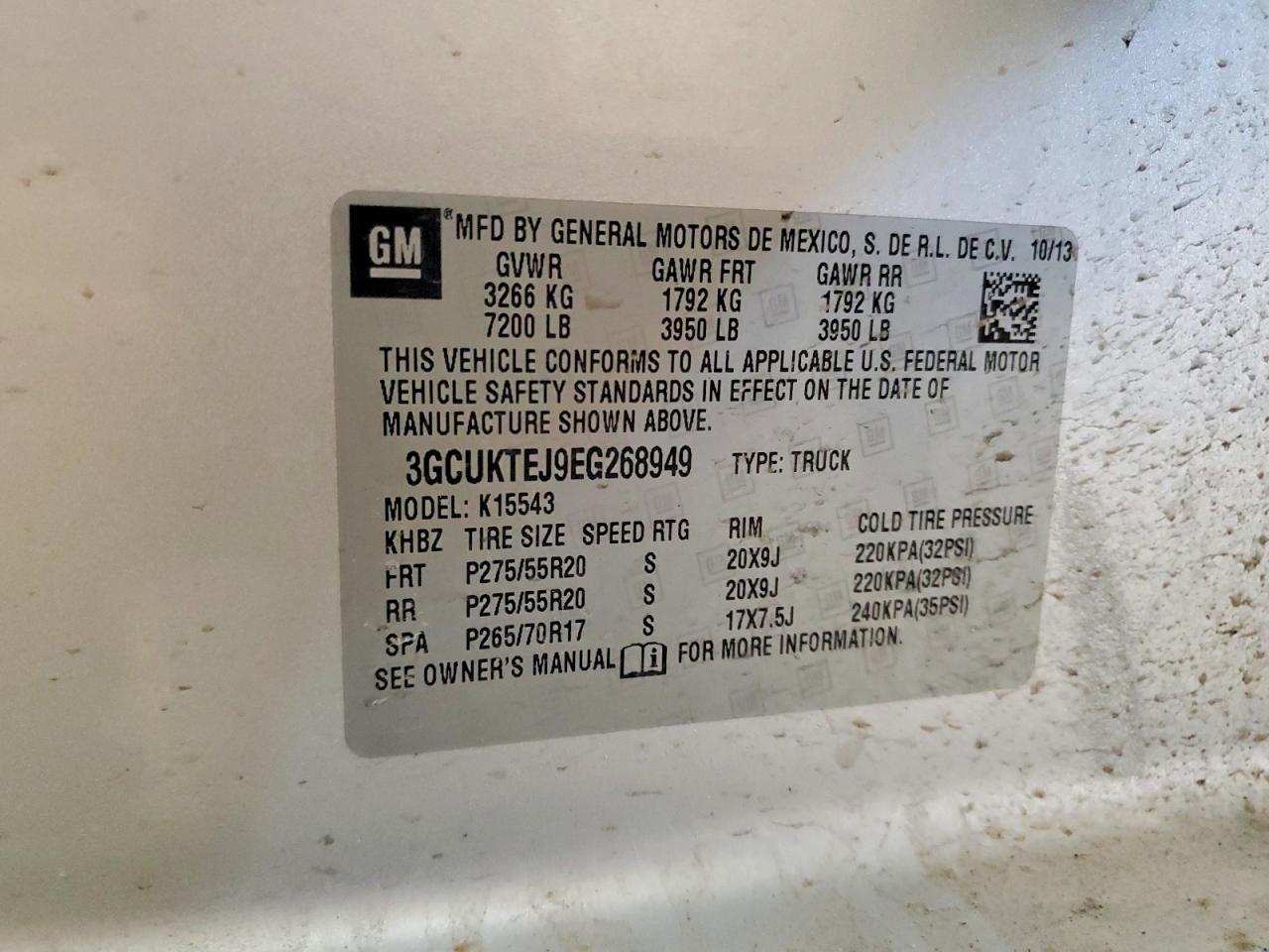 2014 Chevrolet Silverado K1500 High Country